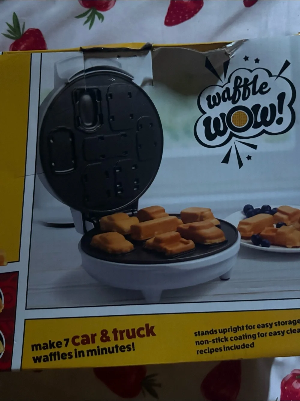 Kids Car & Truck Waffle Maker - White